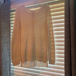Cream/ivory crochet sweater